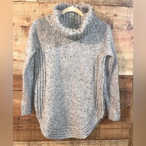 Cynthia Rowley Zip Sides Turtleneck Sweater